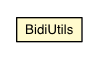 Package class diagram package BidiUtils