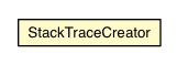 Package class diagram package StackTraceCreator