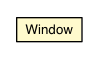 Package class diagram package Window
