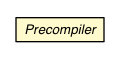 Package class diagram package JavaToJavaScriptCompiler.Precompiler
