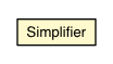 Package class diagram package Simplifier