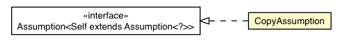 Package class diagram package CopyAssumption