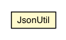Package class diagram package JsonUtil