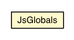 Package class diagram package JsGlobals