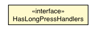 Package class diagram package LongPressOrTapGestureRecognizer.LongPressEvent.HasLongPressHandlers