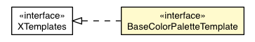 Package class diagram package ColorPaletteBaseAppearance.BaseColorPaletteTemplate