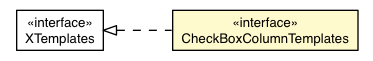 Package class diagram package CheckBoxColumnDefaultAppearance.CheckBoxColumnTemplates