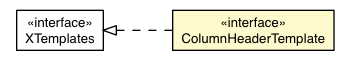 Package class diagram package ColumnHeaderDefaultAppearance.ColumnHeaderTemplate