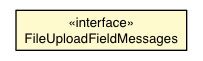 Package class diagram package FileUploadField.FileUploadFieldMessages
