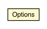 Package class diagram package Options