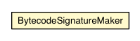 Package class diagram package BytecodeSignatureMaker