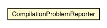 Package class diagram package CompilationProblemReporter