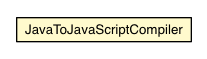 Package class diagram package JavaToJavaScriptCompiler