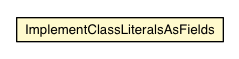 Package class diagram package ImplementClassLiteralsAsFields