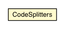 Package class diagram package CodeSplitters