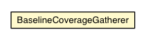Package class diagram package BaselineCoverageGatherer
