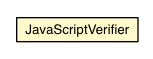 Package class diagram package JavaScriptVerifier