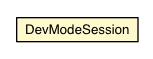 Package class diagram package DevModeSession