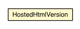 Package class diagram package HostedHtmlVersion