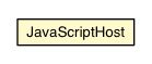 Package class diagram package JavaScriptHost