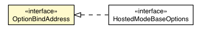 Package class diagram package OptionBindAddress