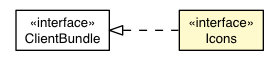 Package class diagram package CommonIcons.Icons