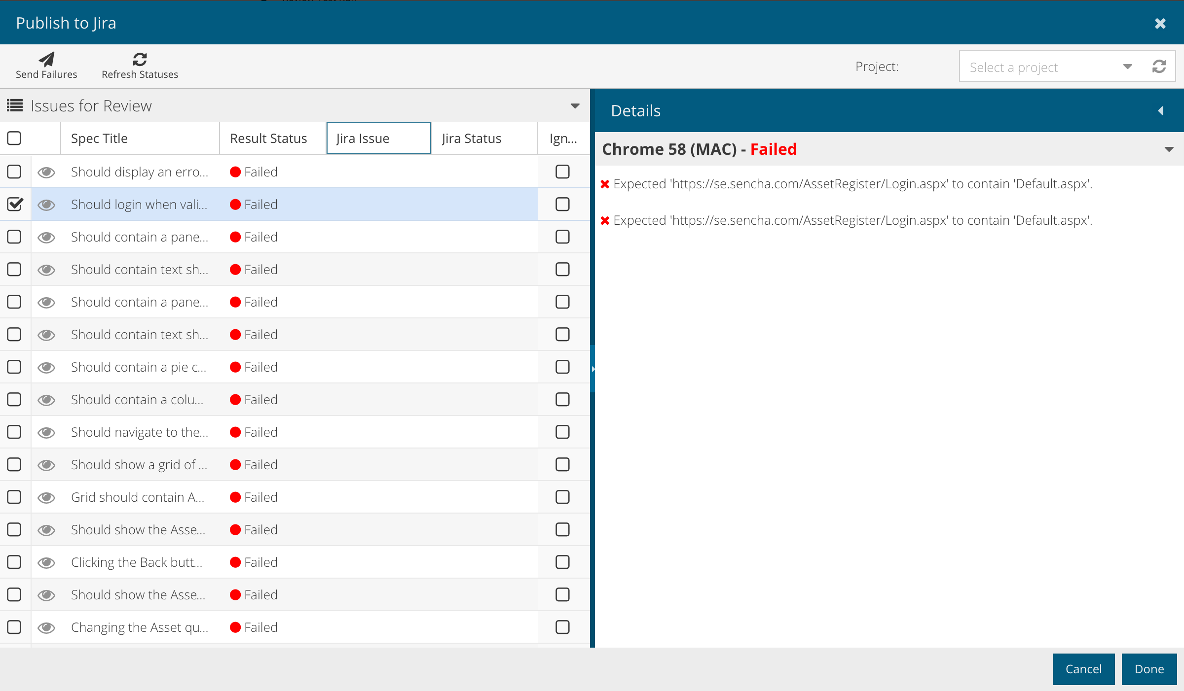 JIRA Disconnected