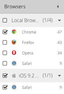 Sencha Studio Remote Browsers